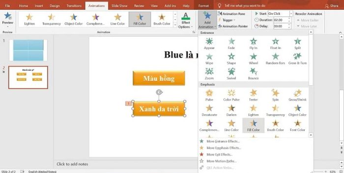 Cách tạo trò chơi trên PowerPoint bắt đầu từ slide câu hỏi, nơi bạn sẽ nêu ra câu hỏi cho người tham gia.