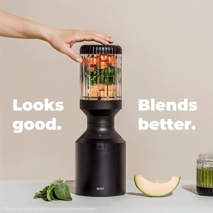The black blender looks great and performs even better, delivering a smooth blend every time.