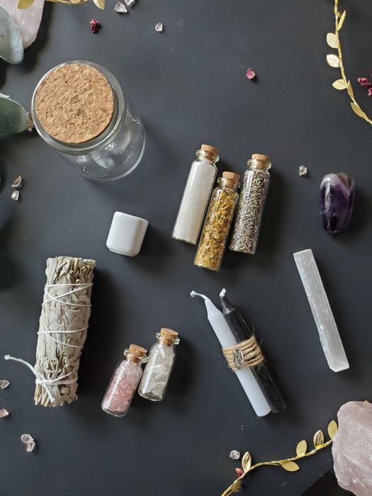 The Baby Witch Kit displayed across a table.