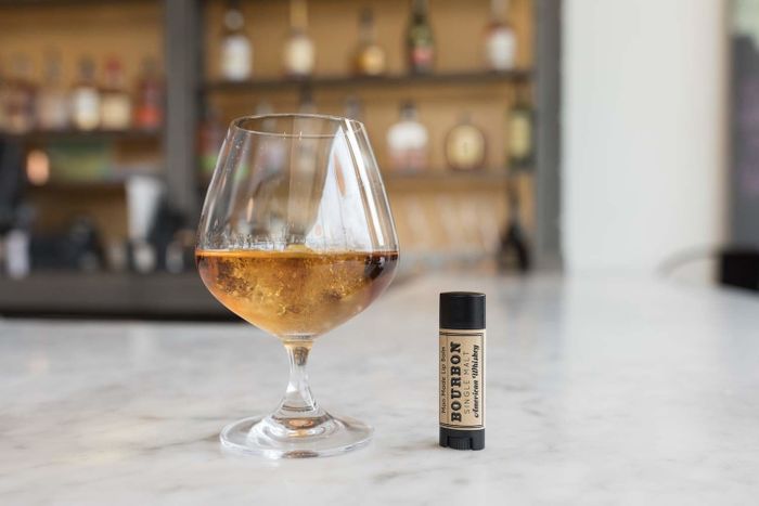 The bourbon lip balm.