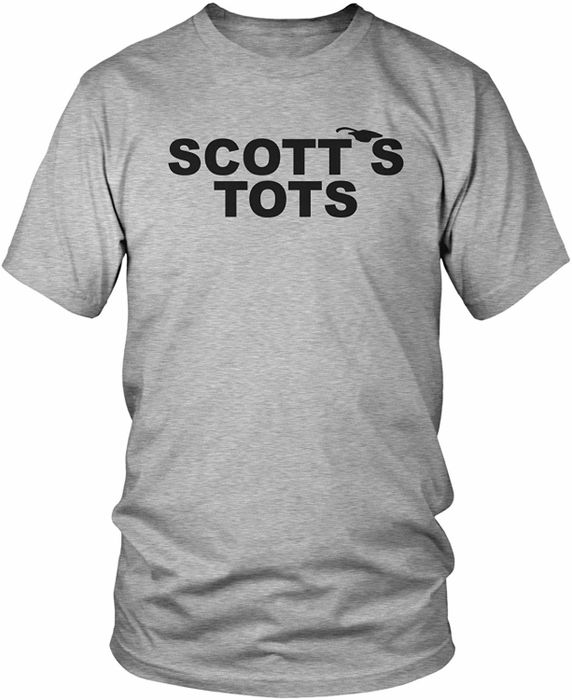 A T-shirt inspired by Scott's Tots.