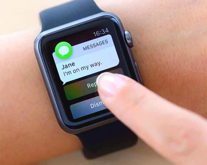 Cách nhận tin nhắn trên Apple Watch