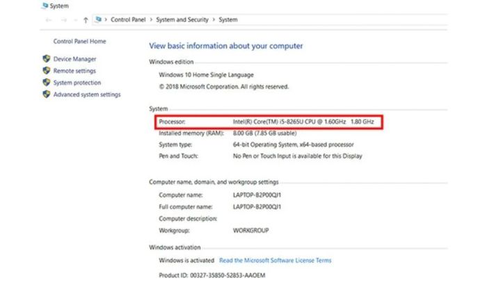 kiểm tra cpu chạy bao nhiêu phần trăm - kiểm tra tốc độ xử lý
