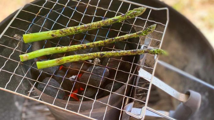 Grill Fresh, Tender Vegetables Right on Your Charcoal Chimney