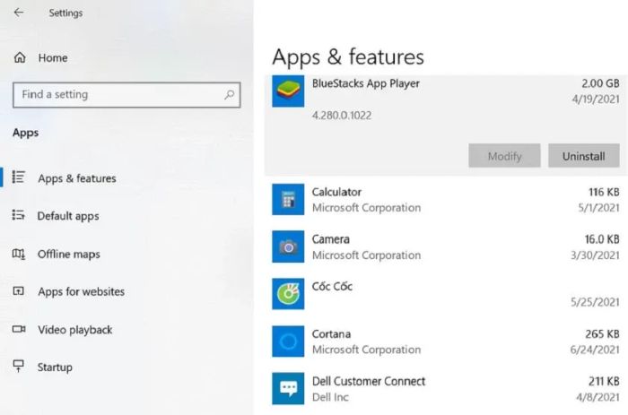 Gỡ bỏ các ứng dụng không dùng đến - giải pháp hiệu quả để giải phóng dung lượng máy tính