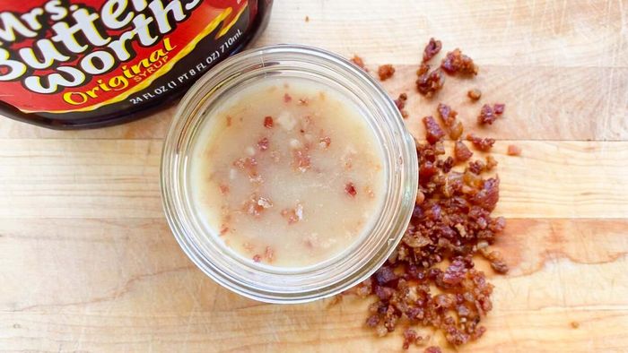 Create a Breakfast Vinaigrette with Bacon and Mrs. Butterworth’s