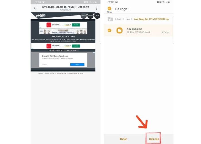 Hướng dẫn cách tải sticker chú mèo Ami bụng bự trên Zalo và Facebook