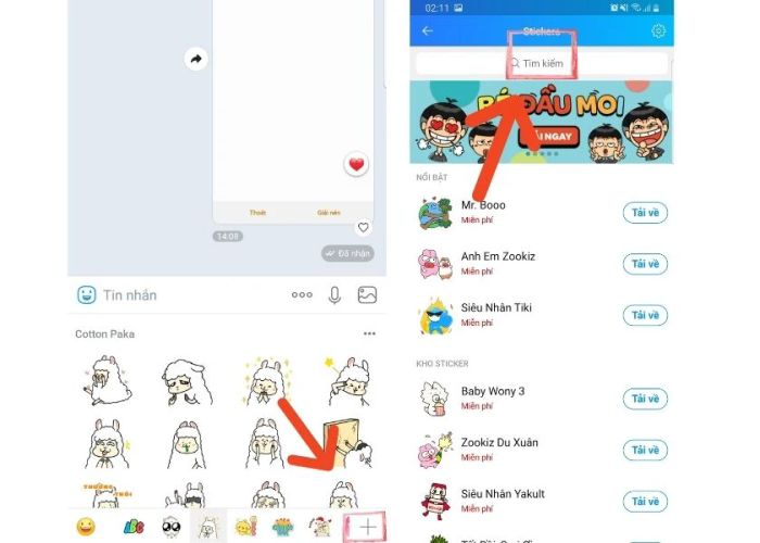 Hướng dẫn tải Sticker khác trên Zalo và các lưu ý quan trọng