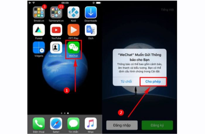 Hướng dẫn đăng ký WeChat mà không cần quét mã QR trên điện thoại, đơn giản và nhanh chóng.