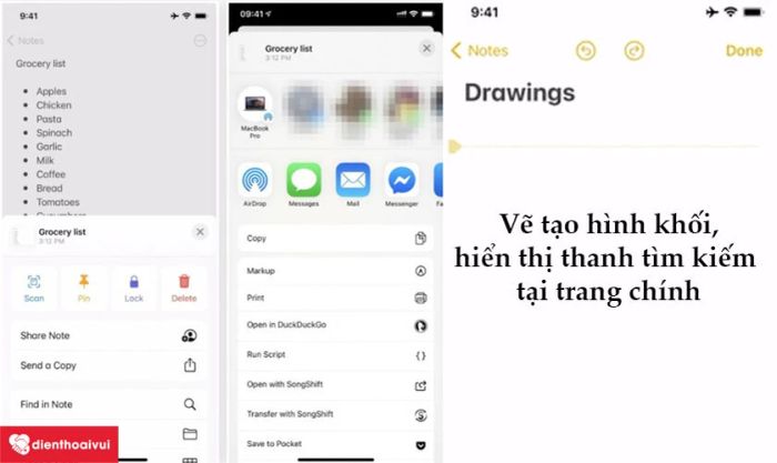 Những cải tiến mới trong ứng dụng ghi chú trên iPhone iOS 14