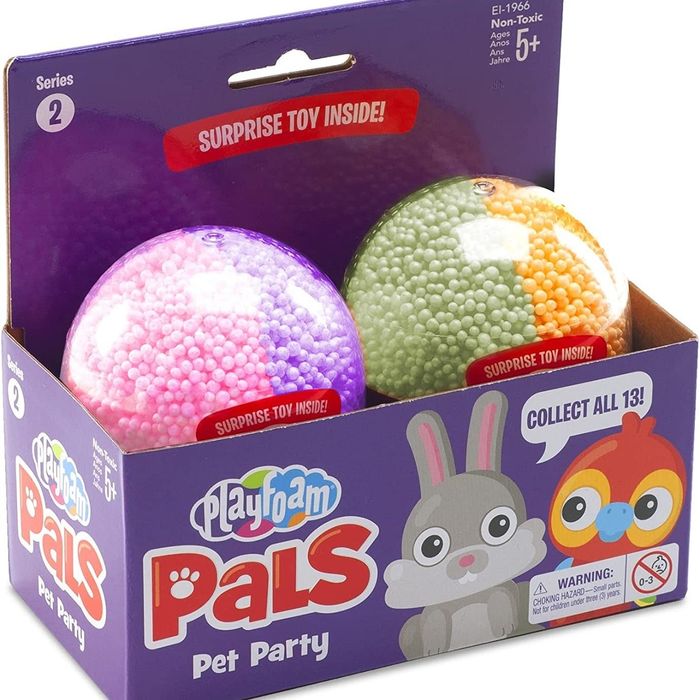 A two-pack of foam ball toys