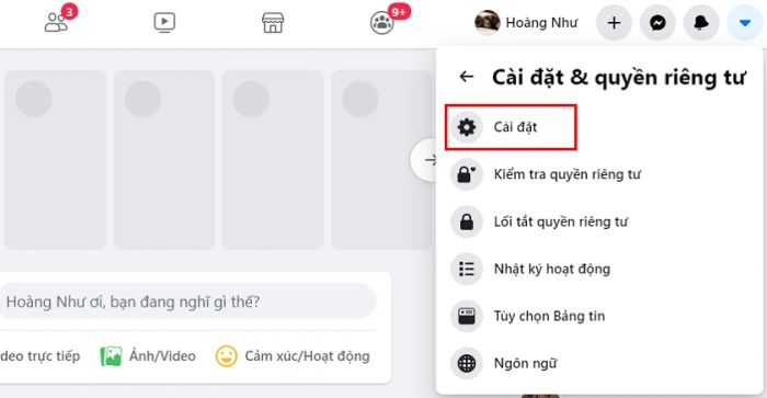 Trong cửa sổ Chung / General, bạn nhấn vào Chỉnh sửa/Edit ở mục Tên / Name để thay đổi tên tài khoản của mình.