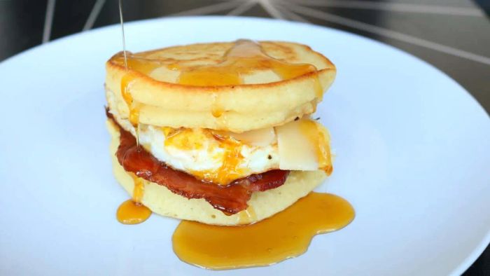 This pancake breakfast sandwich beats a McGriddle hands down