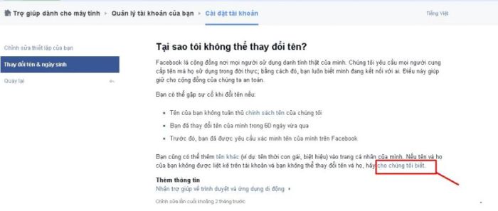 Tiến hành cung cấp các thông tin cá nhân cần thiết