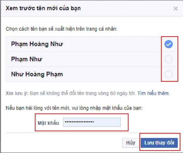 Sau khi nhập mật khẩu của bạn, hãy chọn Lưu / Save changes để hoàn tất và áp dụng các thay đổi.