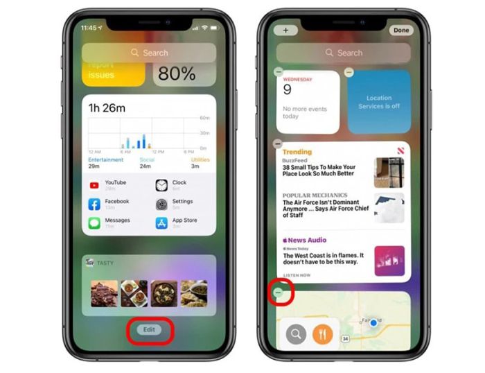 Giới hạn sử dụng Widget - phương pháp tiết kiệm pin hiệu quả trên iPhone iOS 14.