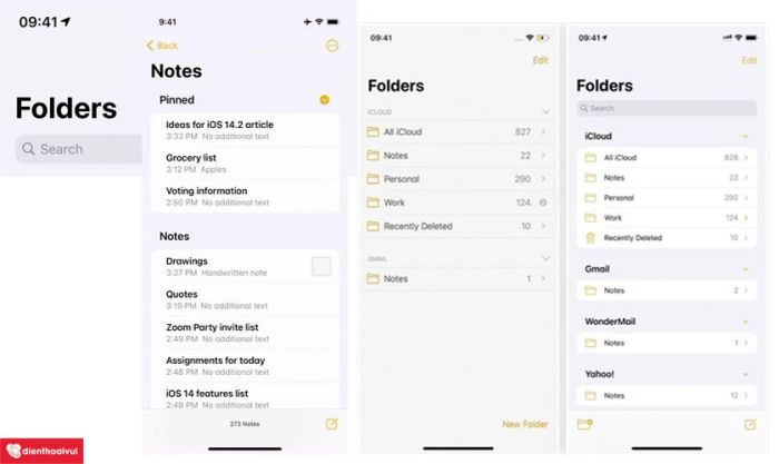 Những cải tiến mới trong ứng dụng ghi chú trên iPhone iOS 14