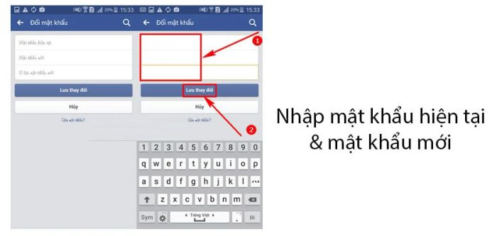 Hướng dẫn đầy đủ cách đổi mật khẩu Facebook trên điện thoại Samsung