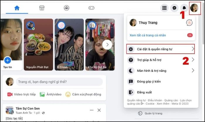 Khôi phục mật khẩu Facebook bằng ảnh đại diện