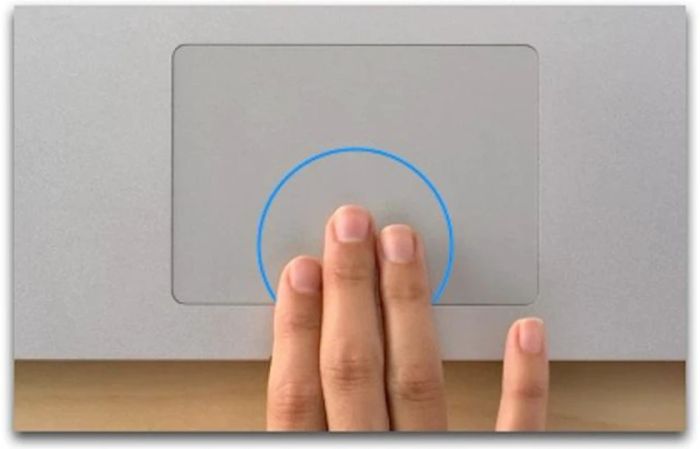 Cách sử dụng touchpad Macbook với tính năng Point & Click