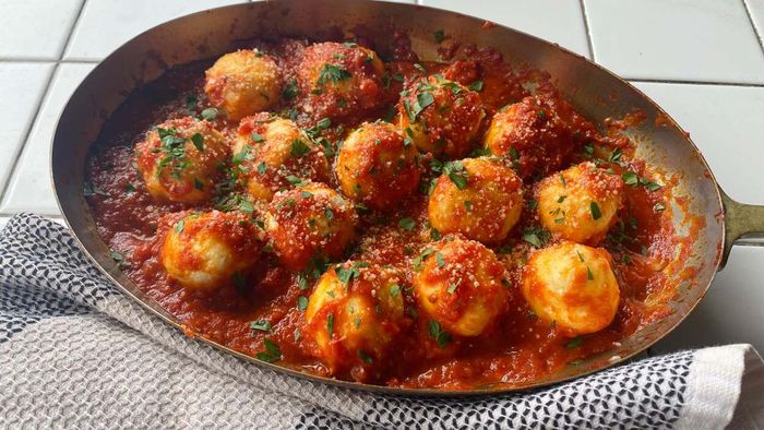 You can make gnudi using affordable ricotta found at any local grocery store.