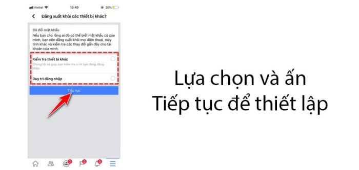 Sau khi xong các bước trên, bạn chỉ cần nhấn Tiếp tục để hoàn tất cài đặt.