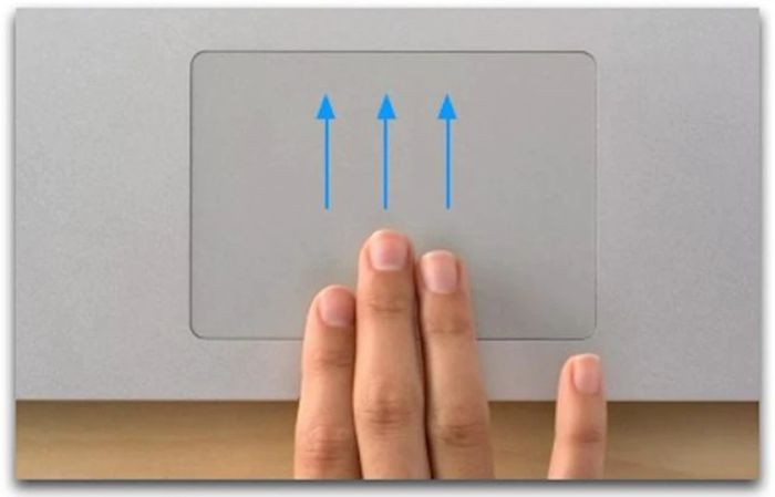 Cách sử dụng trackpad với Mission Control