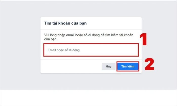 Khôi phục mật khẩu Facebook khi bạn không thể truy cập vào thông tin đăng nhập của mình.