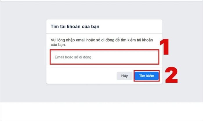 Cách khôi phục mật khẩu Facebook qua Email