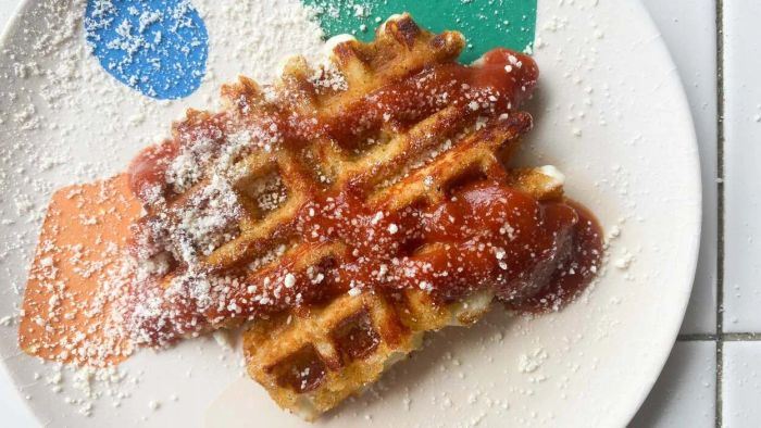 Of all the things I've tried in my waffle iron, cheese is by far my favorite. Whether it's brie, cheese curds, or halloumi, pressing them between the hot, ridged grates melts the cheese while creating those delightful crispy peaks and valleys. The texture is just unbeatable. I also love waffling frozen snacks like egg rolls and onion rings, so I'm not sure why it took me so long to try frozen mozzarella sticks. But I'm glad I finally did—they turned out amazing.