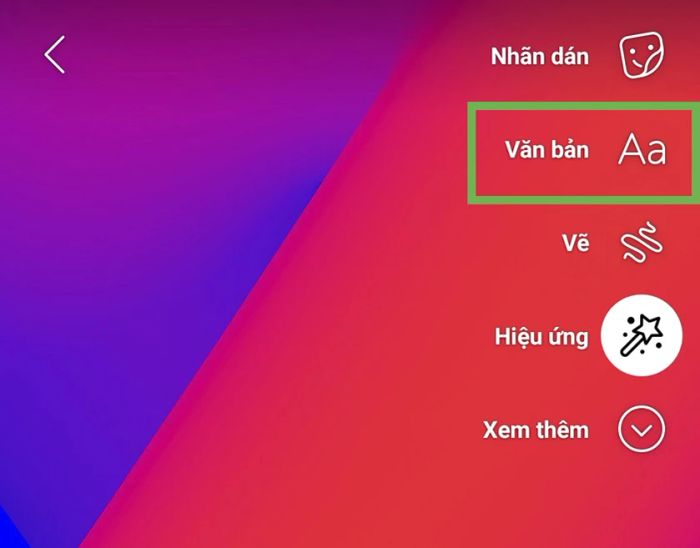 Biểu tượng khác trên Story khi bạn tạo câu hỏi trên story Facebook