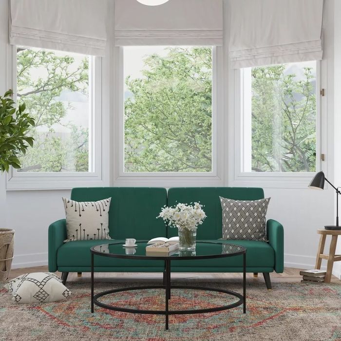 the split-back sofa