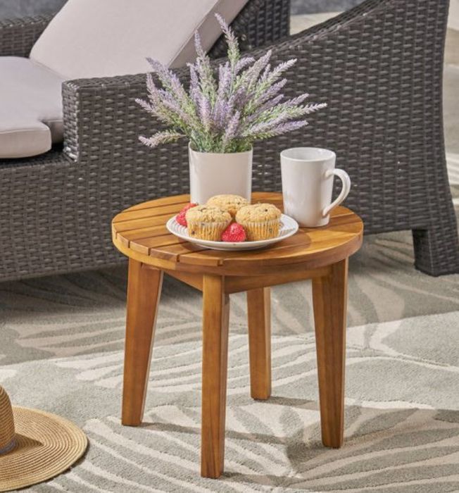 small wooden table