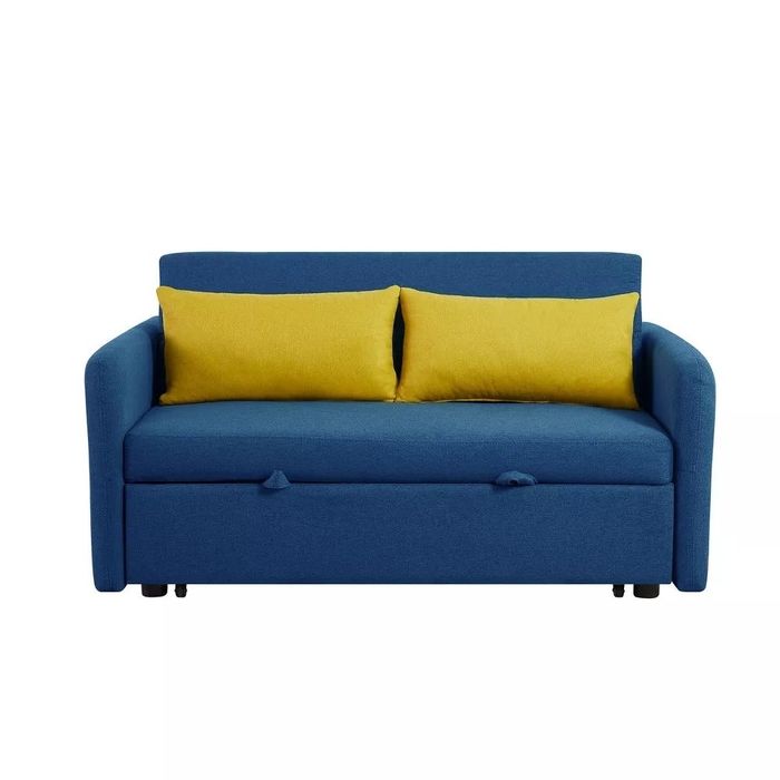 The trundle-style sleeper sofa