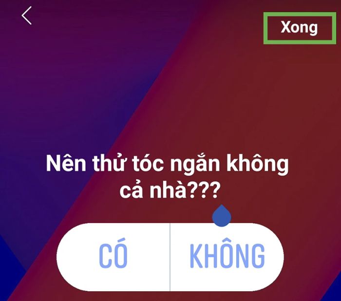 Cách tạo câu hỏi trên Story Facebook
