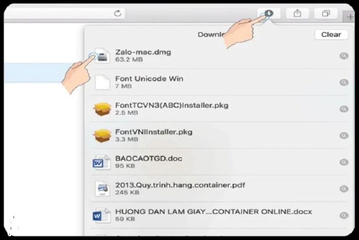 Zalo cho MacBook - bước 2: Nhấp chuột vào biểu tượng Zalo để tiếp tục