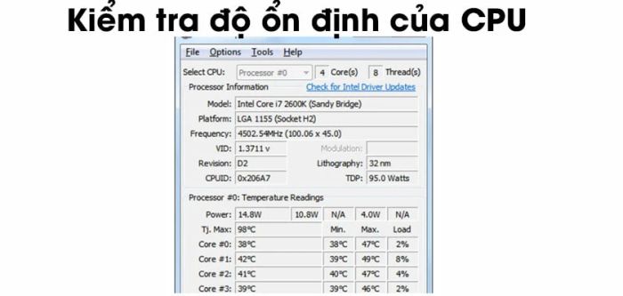 Kiểm tra độ ổn định