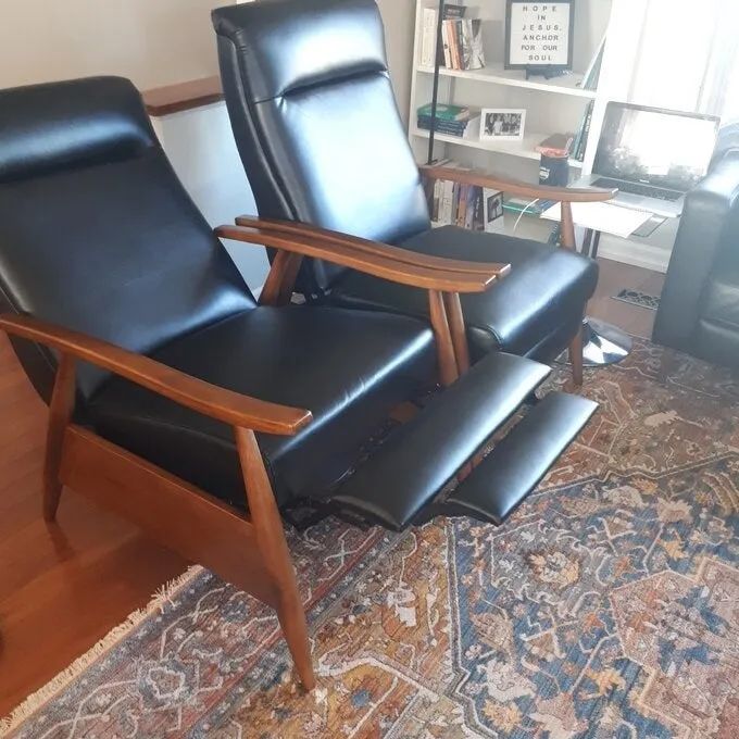 the black recliner