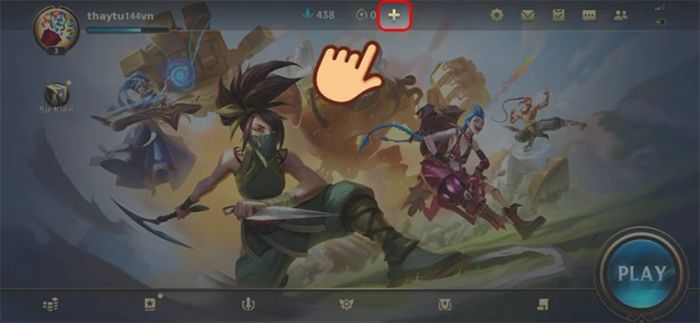 Nạp thẻ Liên Minh Tốc Chiến trên điện thoại iOS