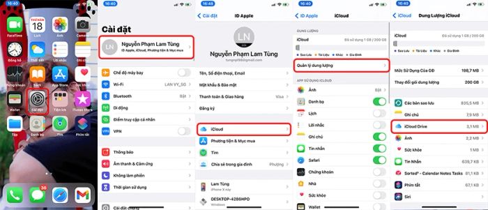Xóa các bản sao lưu không cần thiết để giải phóng không gian lưu trữ trên iCloud.