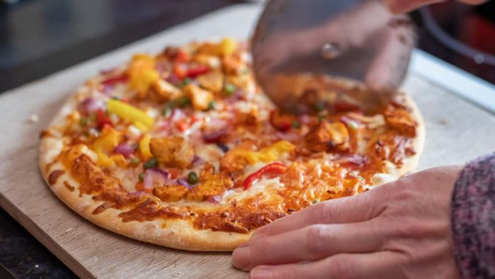 Don't forget to poke the crust before putting it in the oven.