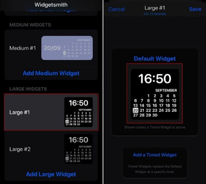 Cách tùy chỉnh widget theo sở thích bằng ứng dụng bên thứ ba