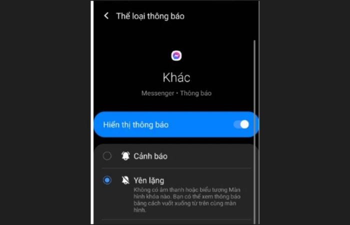 Hướng dẫn tắt âm thanh Messenger trên Android