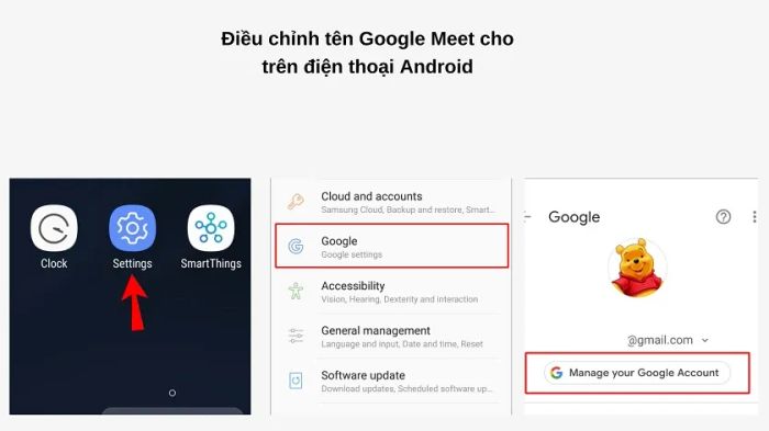 Đối với điện thoại Android
