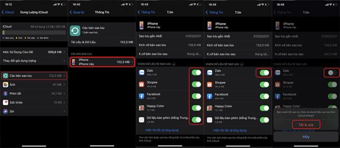 Hướng dẫn giải phóng dung lượng iCloud