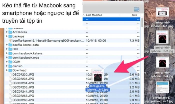 Phương pháp kết nối điện thoại Android với Macbook sử dụng Android File Transfer