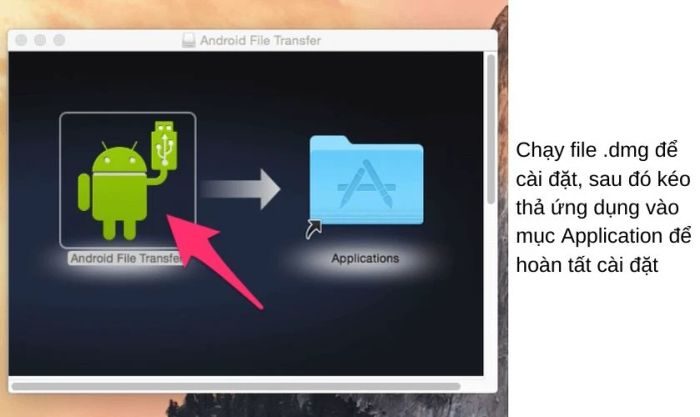 Phương pháp kết nối điện thoại Android với Macbook sử dụng Android File Transfer