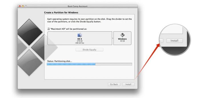 Nếu bạn muốn chạy song song hai hệ điều hành, hãy cài Windows vào phân vùng có dung lượng nhỏ hơn.