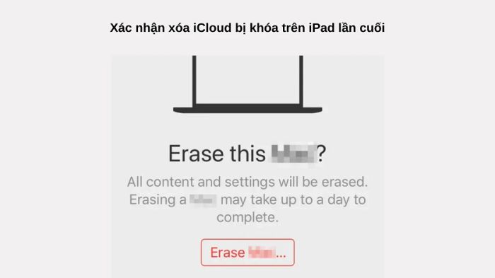 Hướng dẫn mở khóa iPad bị khóa iCloud bằng Find My iPhone