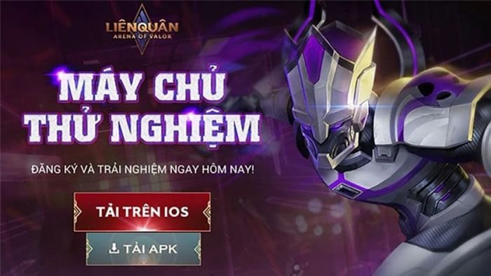 Hướng dẫn chi tiết cách tải và cập nhật phiên bản thử nghiệm Liên Quân Mobile miễn phí trên APK và iOS Đài Loan, Trung Quốc